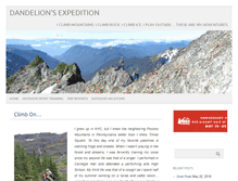 Tablet Screenshot of dandelions-expedition.com